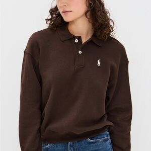 Ralph Lauren Chocolate Brown Polo Sweatshirt